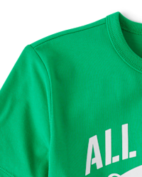 Boys Short Sleeve All Skills St. Patrick's Day Gamer Graphic Tee