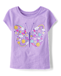 Baby Girl Shirt Full Sleeve Butterfly Style  !! main image 1