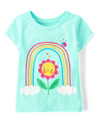 Patchwork Flower Baby Tee (Small) 