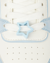 Girls Confetti Shaker Happy Face Low Top Sneakers - BLUE