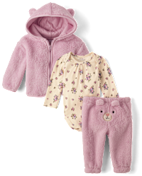 Baby Toddler 2-Piece Bear Set