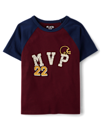 【CPGN STUDIO】Swish Raglan Embroidery Short Sleeve T-shirt Boys Active Short Sleeve Embroidered Graphic Raglan Top