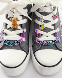 Girls Chain Link Shoelace Charm 5-Pack - MULTI | The