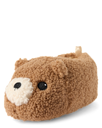 Build-A-Bear Workshop Character Slippers Brown Monkey Size