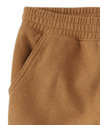 Boys Premium Fleece Utility Wide Leg Pants - BROWN | The