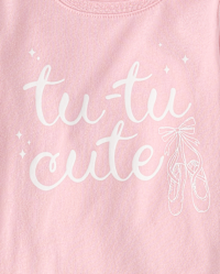 First Impressions Toddler Girls Tutu Girl T Shirt Pink Size 4t