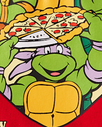 Boys Short Sleeve Teenage Mutant Ninja Turtles Valentine Pizza