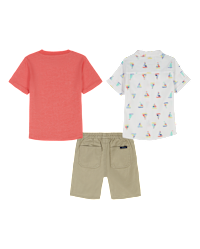 Nautica 3-Piece Outfit Set Pink 3T 6