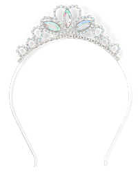 Girls Rhinestone Tiara Headband - METALLIC | The Children's Place