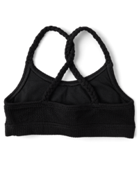 Sugar and Jade Tween Girls Bikini Swimsuit Black Medium 3