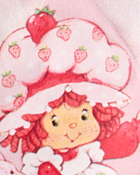Girls Short Sleeve Strawberry Shortcake Bicycle Graphic Tee - PINK