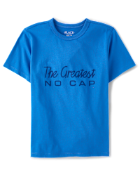 Boys Short Sleeve The Greatest Graphic Tee - BLUE | The Children's