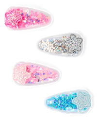 Girls Shakey Star Hair Clip 4-Pack - MULTI | The Children's Place