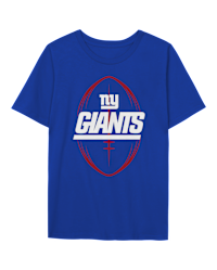 Boys Short Sleeve NFL New York Giants Graphic Tee - BLUE | The