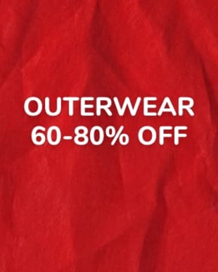 Outerwear 60-80% off