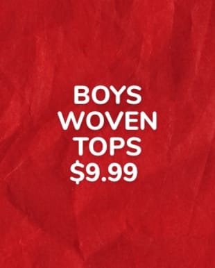 Boys Woven Tops $9.99