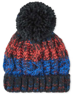 The Children's Place Hat Boy 7-8 Knit Argyle Hat 50% Off NWT New 