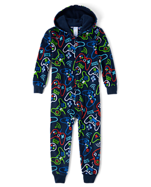 Boys one piece pajama top