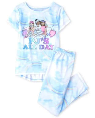 Kids Pajamas Children Long Sleeve Pajamas for Boys Girls Unisex Cotton Pjs Summer Sleepwear Set Size 2T 3T 4 5 7 8 