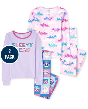 The Children's Place 'Pawsitively Cool' Top And Shorts PJ Set Size 2T 