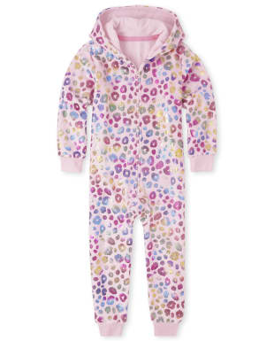 NWT The Childrens Place Unicorn Rainbow Girls Stretchie Romper Sleeper Pajamas 