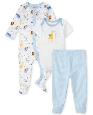 Ropa Ropa para niño Pijamas y batas Pijamas Pijama bebé con botones de presión salmón 