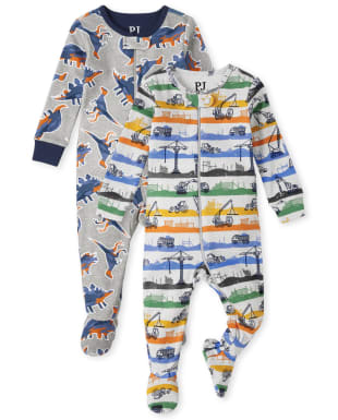 The Childrens Place Baby Boys Graphic Pajama Set 
