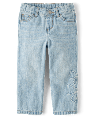 Pantalon bleu clair pour fille de 10 à 13 ans - Emballage