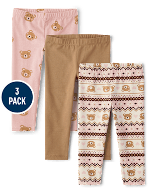 Children's place fleece leggings sales