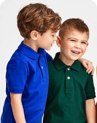 Boys uniform polos shop