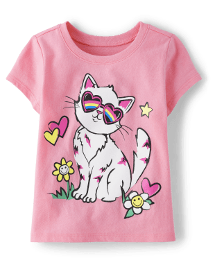 T-Shirts & Graphic Tees for Toddler Girls | The Children's Place