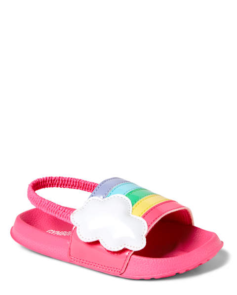 Сандалии Gymboree Rainbow Slides - Sunshine Time для девочек, цвет: Розовый