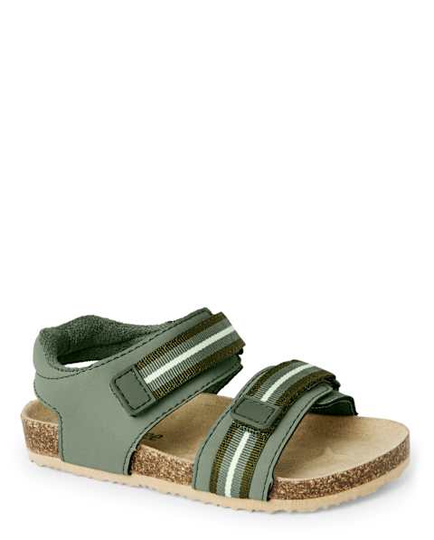 Сандалии Gymboree Striped Sandals - Safari Camp для мальчиков, цвет: Зелёный