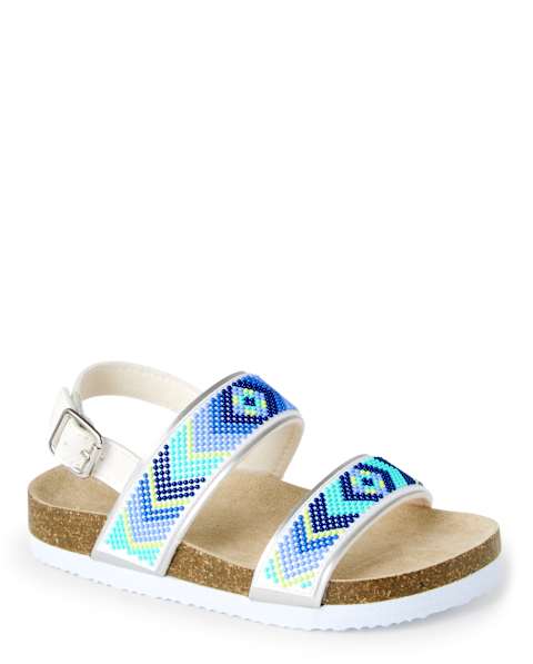 Сандалии Gymboree Chevron Sandals - Island Getaway для девочек, цвет: Разноцветный