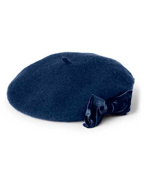 Головные уборы Gymboree Girls Bow Beret - Family Celebrations Green, цвет: Синий