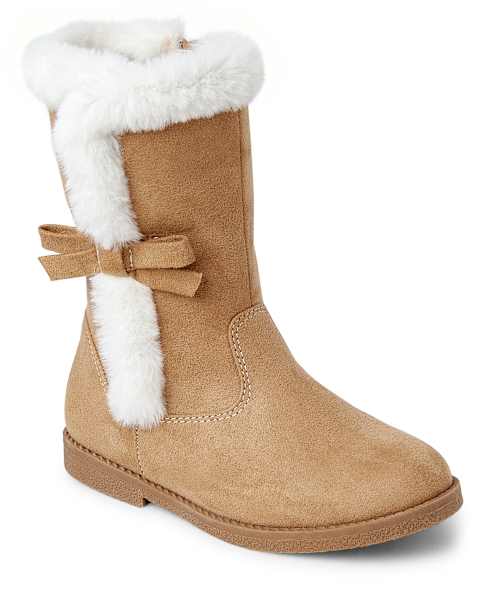 Ботинки Gymboree Tall - Little Llamas для девочек, цвет: Рыжевато-коричневый