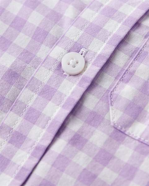 Рубашка Gymboree Dad And Me Gingham Button Down Shirt - Spring Blooms для мальчиков, цвет: Фиолетовый