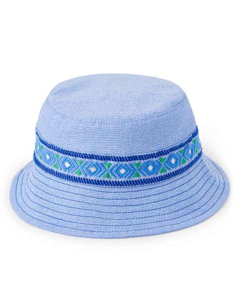 Панама Gymboree Chambray Bucket Hat - Music Festival для мальчиков, цвет: Разноцветный