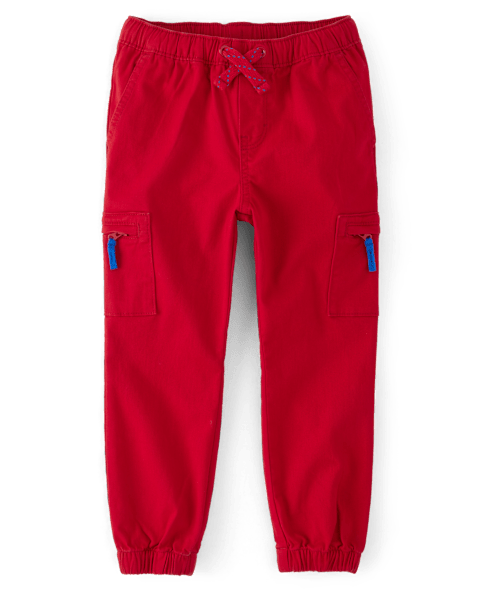 Брюки Gymboree Pull On Cargo - London Calling для мальчиков, цвет: Красный