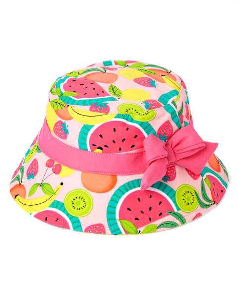 Панама Gymboree Fruit Bucket Hat - Splish-Splash для девочек, цвет: Розовый
