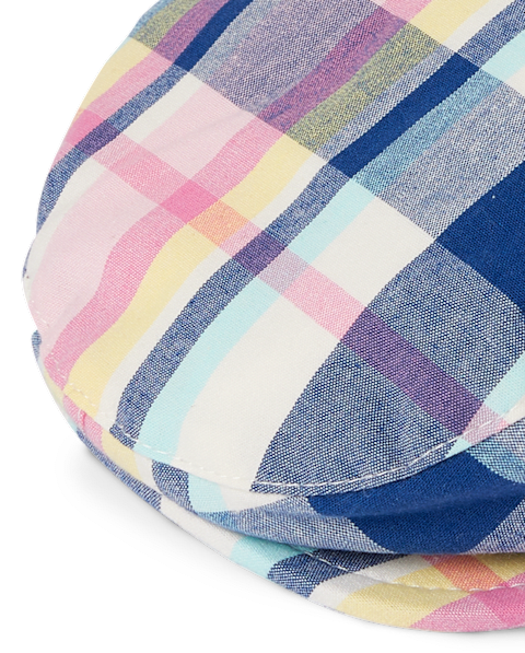 Головной убор Gymboree Plaid Newsboy Hat - Spring Celebrations для мальчиков-малышей, цвет: Разноцветный