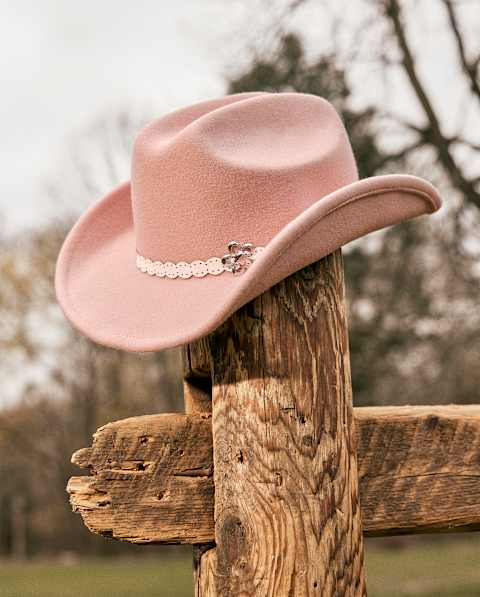 Головной убор Gymboree Cowgirl Hat - Highland Hills для девочек, цвет: Розовый