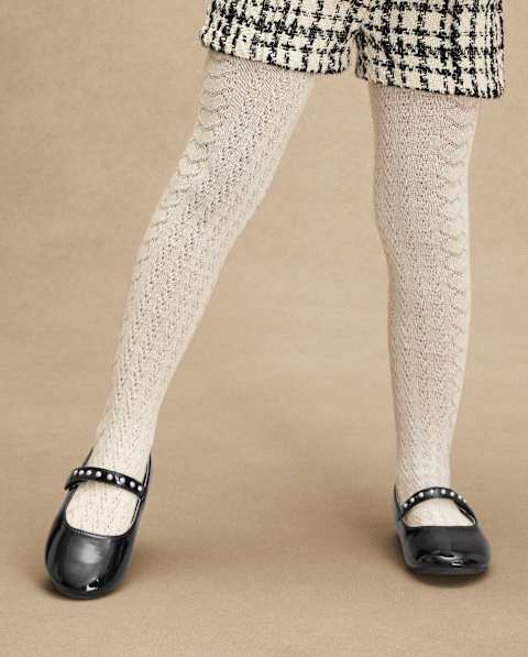 Колготки Gymboree Bow Cable Knit Tights 2-Pack - Petit Paris для девочек, цвет: Разноцветный