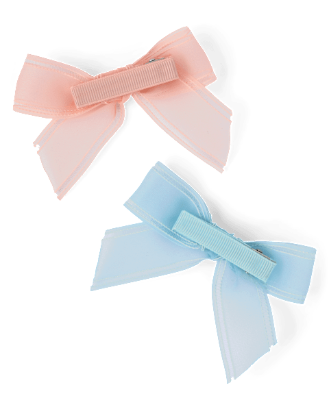 Аксессуары для волос Gymboree Bow Hair Clip 4-Pack - Enchanted Garden для девочек, цвет: Разноцветный