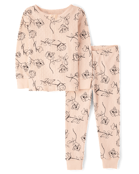 Пижама Snug для детей, ажурная вязка — Gymboree, цвет: Оранжевый