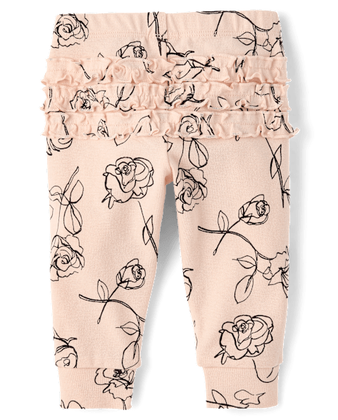 Леггинсы Gymboree Rose Ruffle 3-Pack для девочек-малышей, цвет: Оранжевый