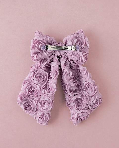 Аксессуары для волос Gymboree Rosette Bow Hair Clip - Marchesa Mini для девочек, цвет: Фиолетовый