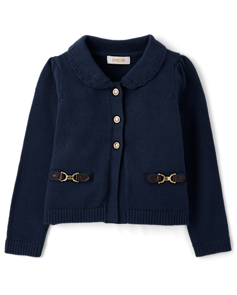 Кардиган Gymboree Peter Pan Cardigan - Countryside Manor для девочек, цвет: Синий