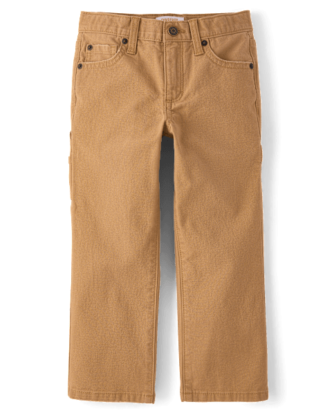 Брюки Gymboree Relaxed Utility - Little Essentials для мальчиков, цвет: Коричневый