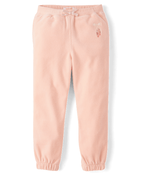 Брюки Gymboree Embroidered Ballet Velour Jogger - Le Petite Ballet для девочек, цвет: Розовый